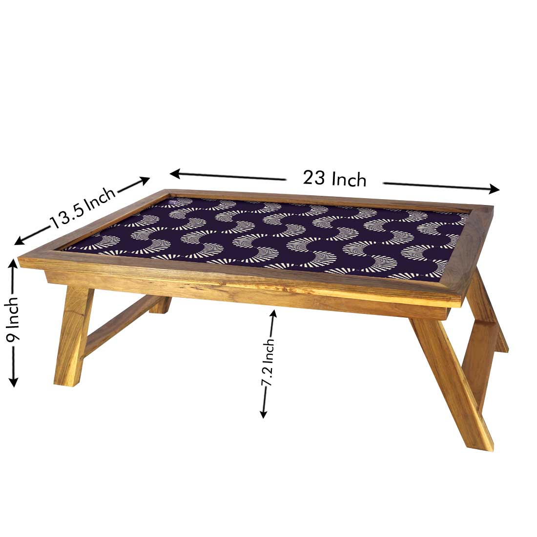 Modern Wooden Laptop Table for Home Bed Lapdesk Breakfast Table - Retro Nutcase