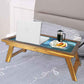 Folding Bed Breakfast Table Long Study Laptop Desk for Home - Space Nutcase