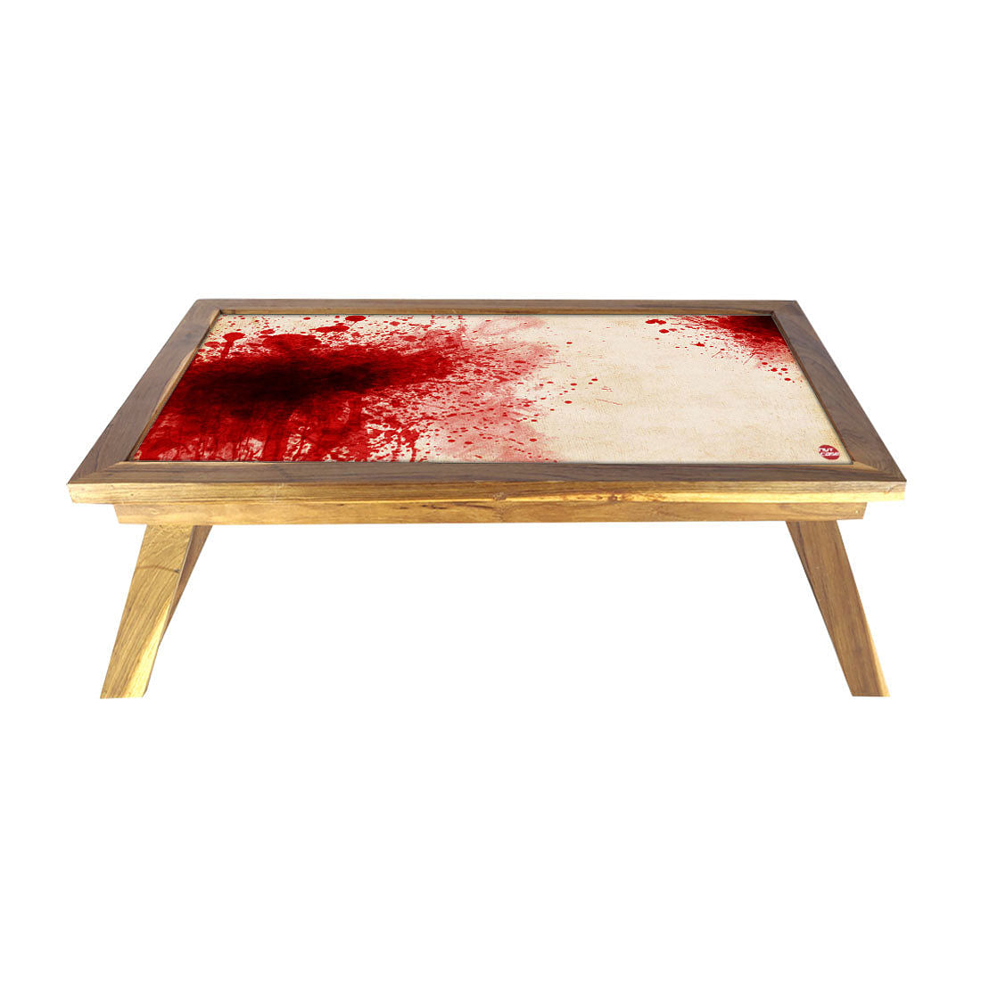 Folding Laptop Bed Table For Breakfast Tables - Blood Spatter Nutcase