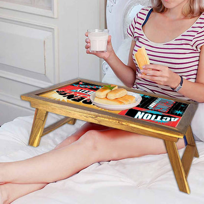 Nutcase Folding Breakfast in Bed Serving Tray For Home Nutcase