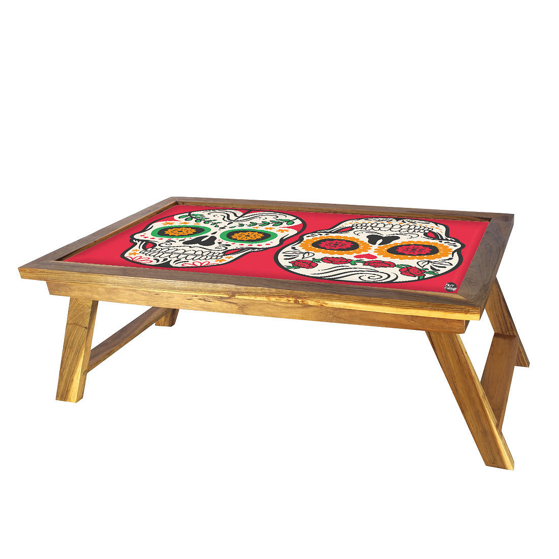 Nutcase Folding Breakfast Wooden Bed Tray Table For Home Nutcase