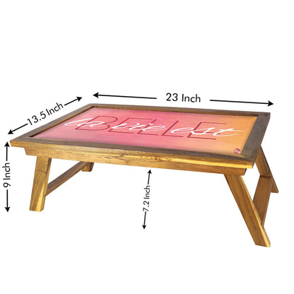 Folding Breakfast Tray Table Lapdesk For Home Nutcase