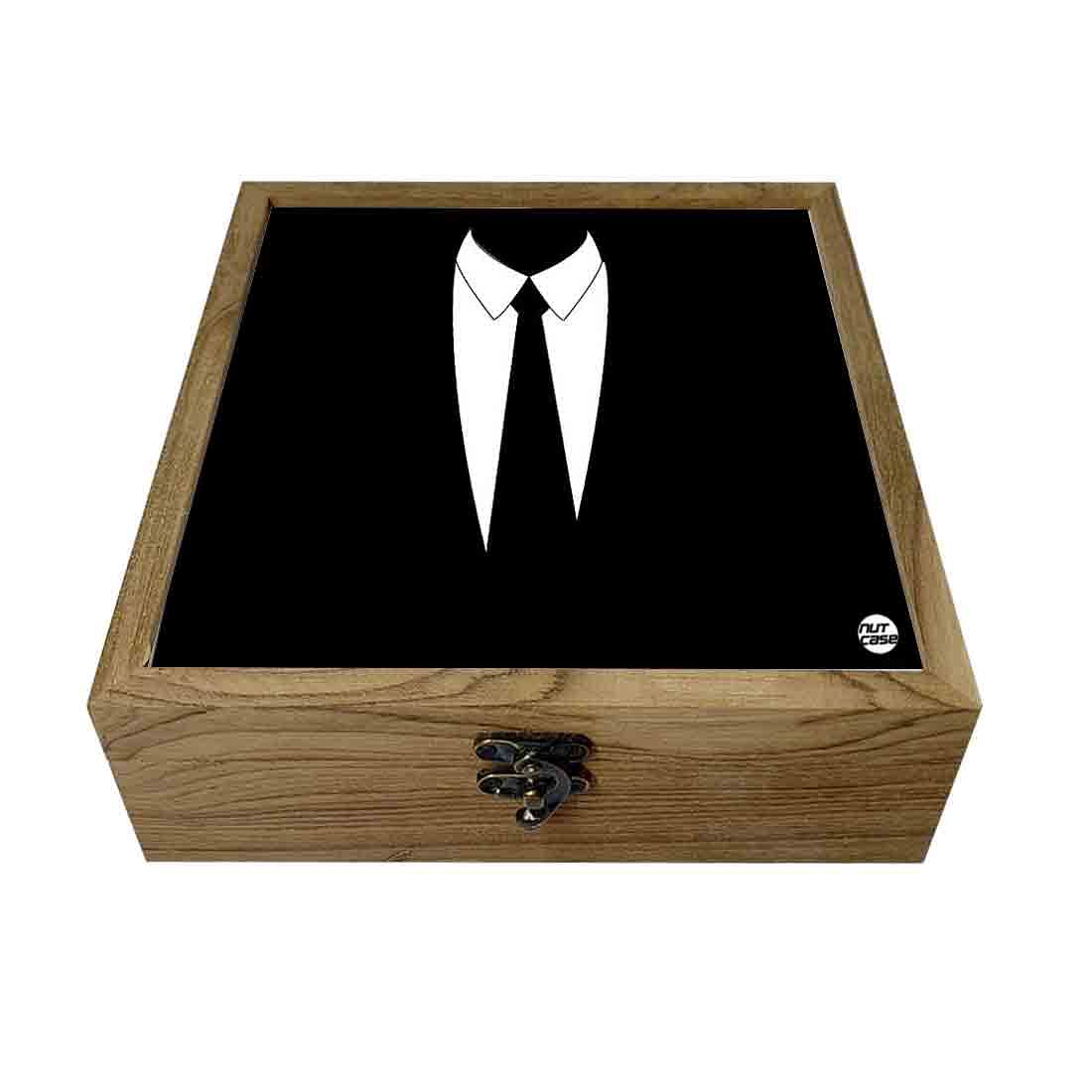 Hip Flask Gift Box -Hip Flasks For Men- Gentleman Suit Up Nutcase