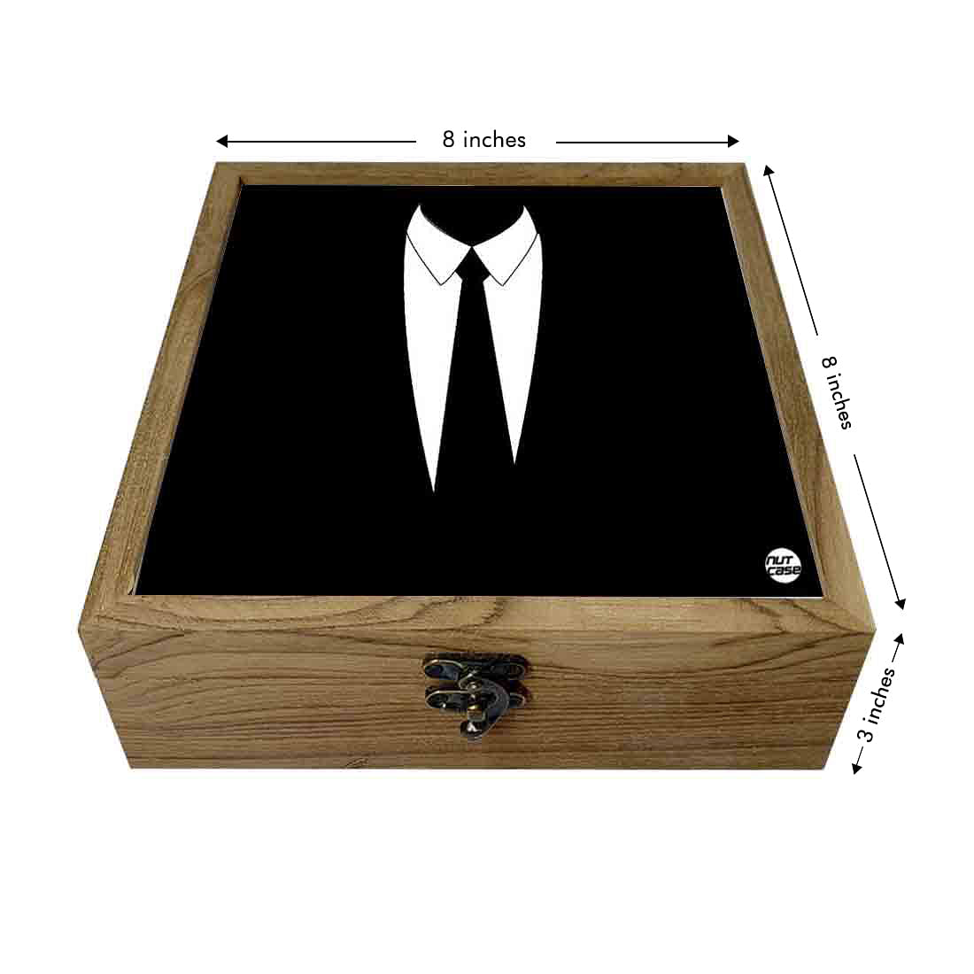 Hip Flask Gift Box -Hip Flasks For Men- Gentleman Suit Up Nutcase
