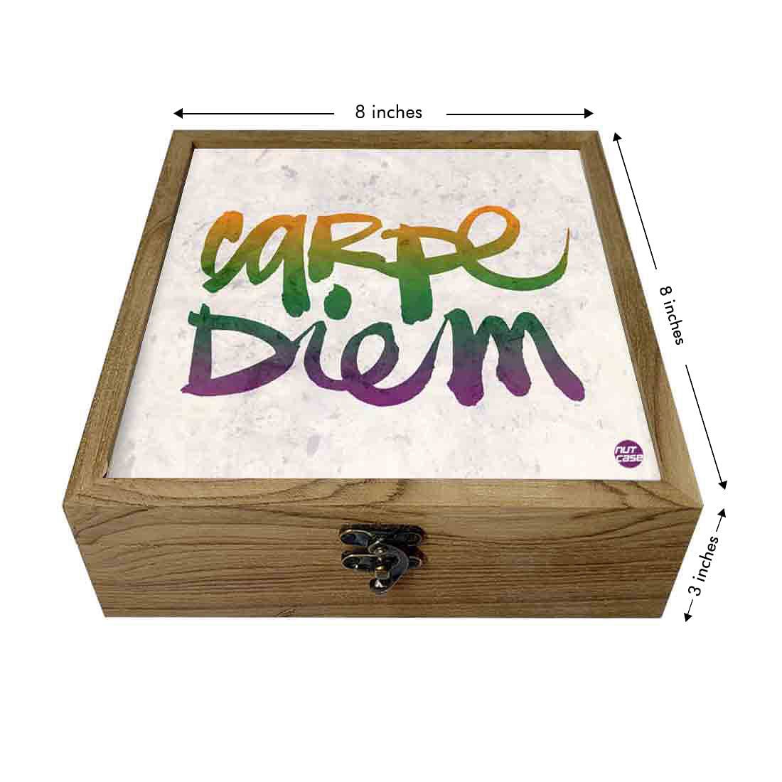 Hip Flask Gift Box -Carpe Diem Nutcase