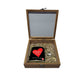 Hip Flask Gift Box -All You Need is Love Black Nutcase