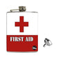 Funny Hip Flask Gift Box - First Aid (White & Red) Nutcase