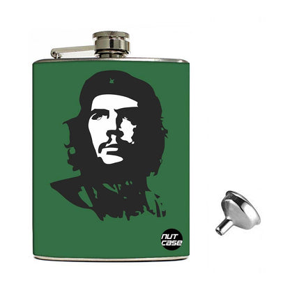 Hip Flask Gift Box -Face Art Nutcase