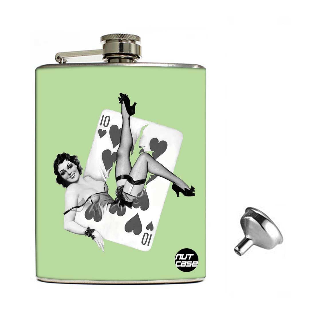 Hip Flask Gift Box -Vintage Nutcase