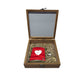 Hip Flask Gift Box -Heart Nutcase
