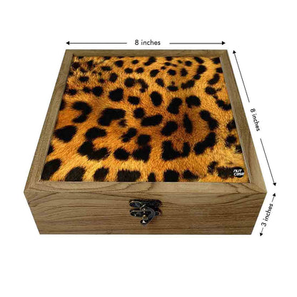 Hip Flask Gift Box -Leopard Nutcase