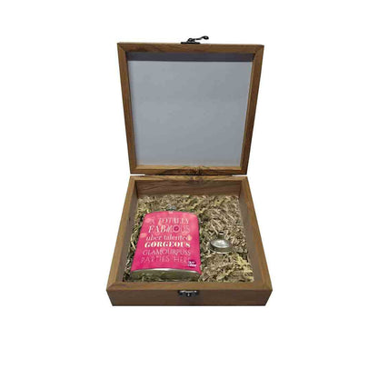 Hip Flask Gift Box -Fabulous Nutcase