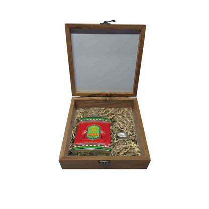 Hip Flask Gift Box -Indian Kitsch Quirky Design-Suddh Kamina Nutcase