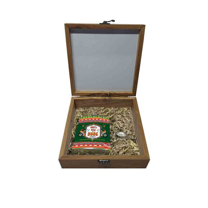 Hip Flask Gift Box -Indian Kitsch Quirky Design - Suddh Dude Nutcase