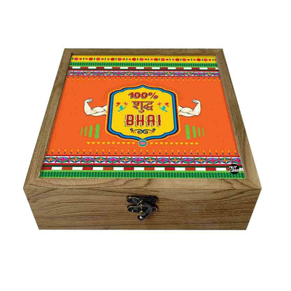 Hip Flask Gift Box -Rakhi Gifts -  Suddh Bhai Nutcase