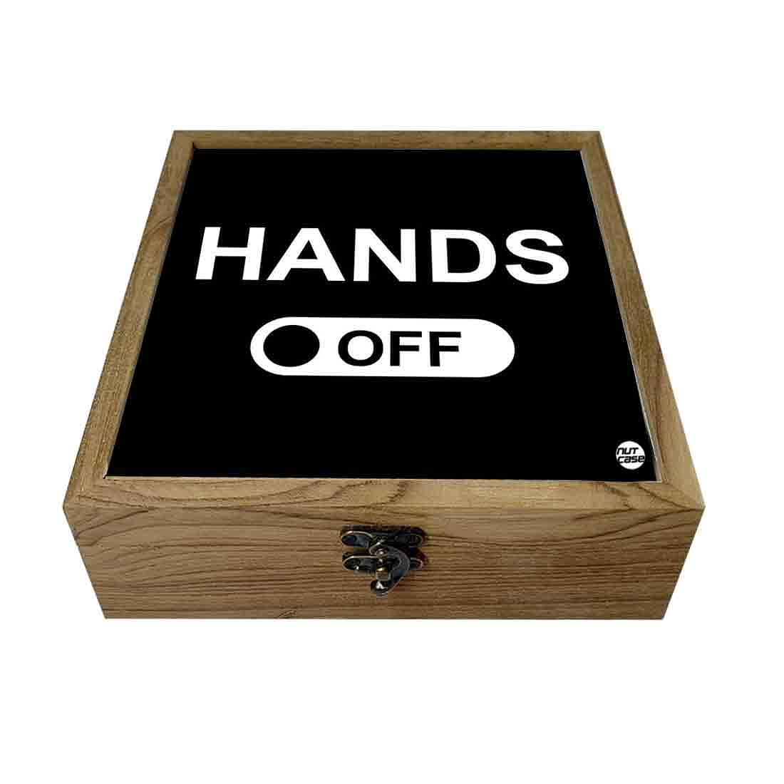 Hip Flask Gift Box -Hands Off Nutcase