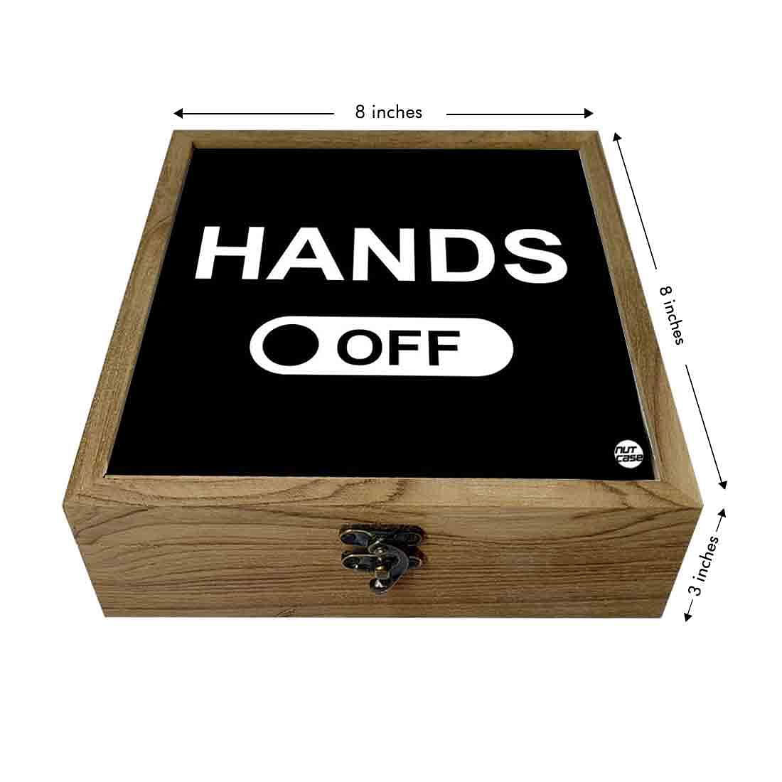 Hip Flask Gift Box -Hands Off Nutcase