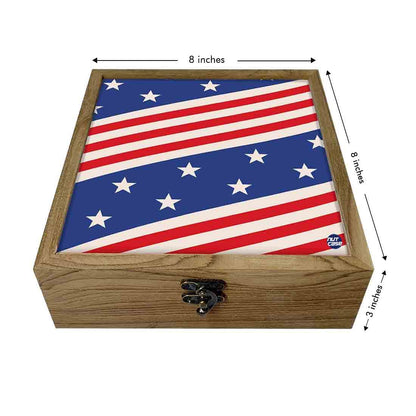 Hip Flask Gift Box -Flag Design Nutcase