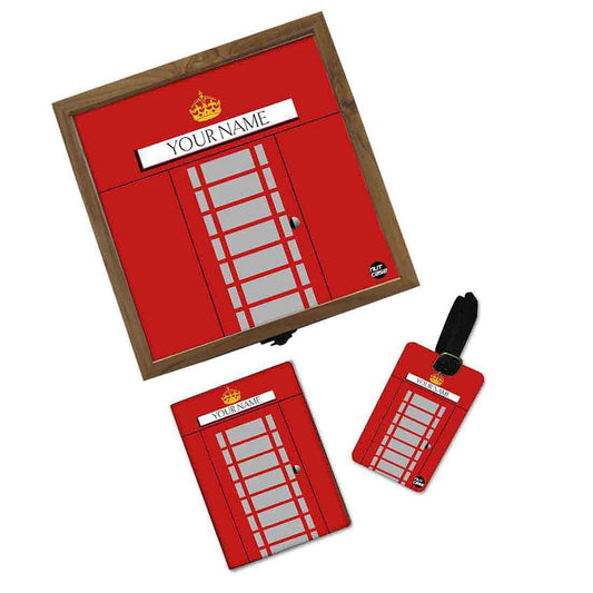 Personalised Travel Organizer  - Uk Telephone Booth Nutcase