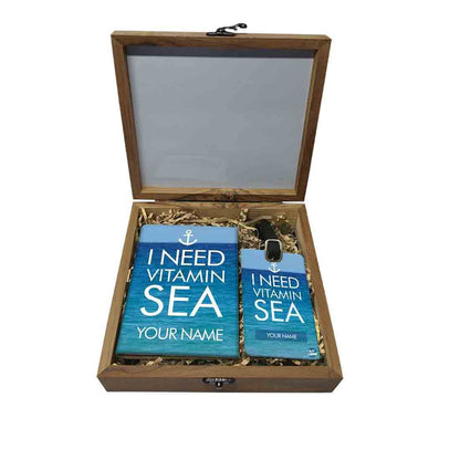 Custom Travel Organizer - I Need Vitamin Sea Nutcase