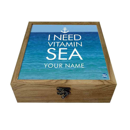 Custom Travel Organizer - I Need Vitamin Sea Nutcase