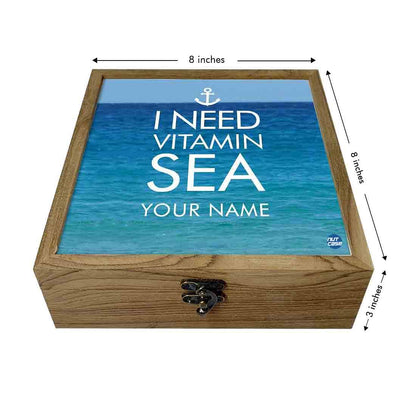 Custom Travel Organizer - I Need Vitamin Sea Nutcase