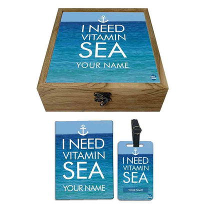 Custom Travel Organizer - I Need Vitamin Sea Nutcase