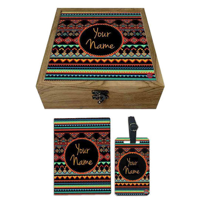 Custom Travel Gifts For Men - Vintage Aztec Pattern Nutcase