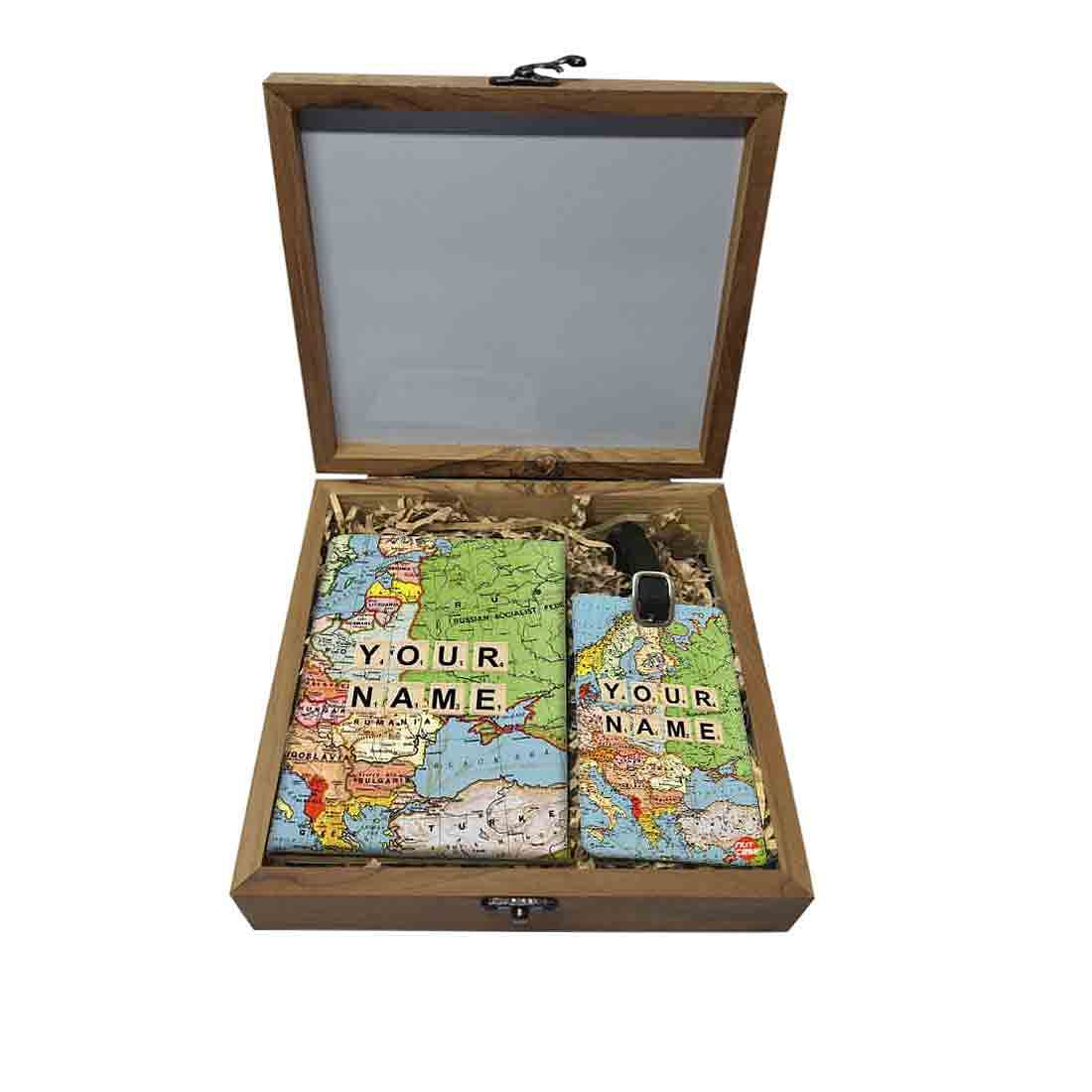 Personalized Passport Cover Combo - Travel Nutcase