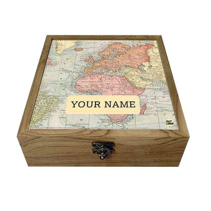 Personalised Passport Holder - Vintage Map Nutcase