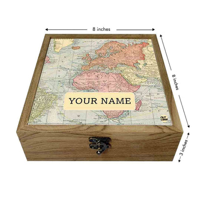 Personalised Passport Holder - Vintage Map Nutcase