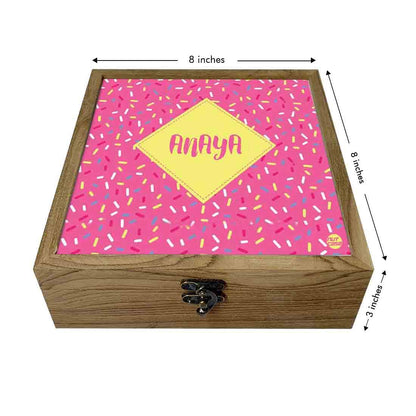 Personalised Passport Holder - Pink And Yellow Dots Nutcase