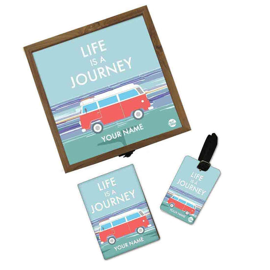 Custom Travel Gifts For Traveller'S - Life Is A Journey Nutcase