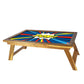 Nutcase Designer Bed Tray for Breakfast - Foldable Teak Wooden Study Desk - Pow Nutcase