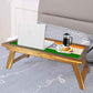 Nutcase Designer Bed Tray for Breakfast - Foldable Teak Wooden Study Desk - Indian Flag Nutcase