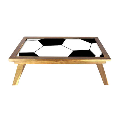 Designer Eating Tray for Bed Breakfast Tables Study Desk - Football Nutcase