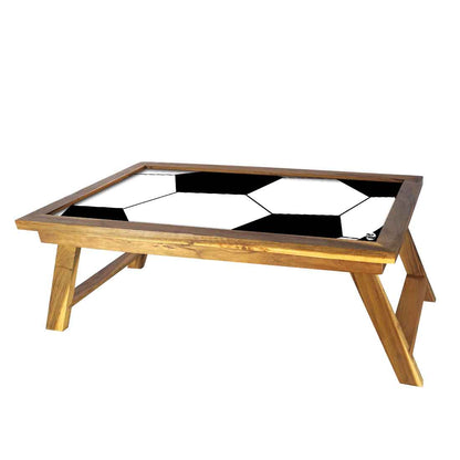 Designer Eating Tray for Bed Breakfast Tables Study Desk - Football Nutcase