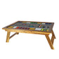 Nutcase Designer Lapdesk Breakfast Bed Table-Foldable Teak Wooden Study Desk - Games Nutcase