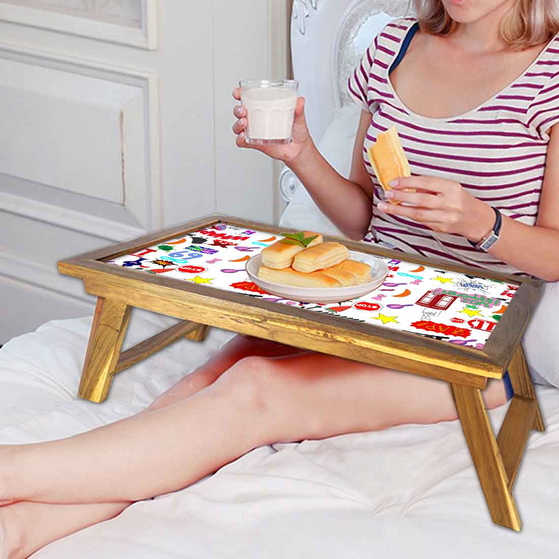 Nutcase Folding Breakfast in Bed Stand for Home - Teen Scrapbook Art Nutcase