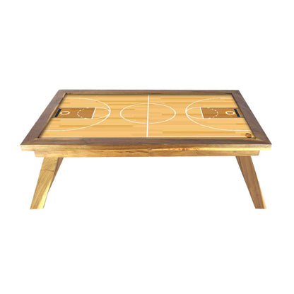 Nutcase Designer Lapdesk Breakfast Bed Table-Foldable Teak Wooden Study Desk - Basketball Yard Nutcase