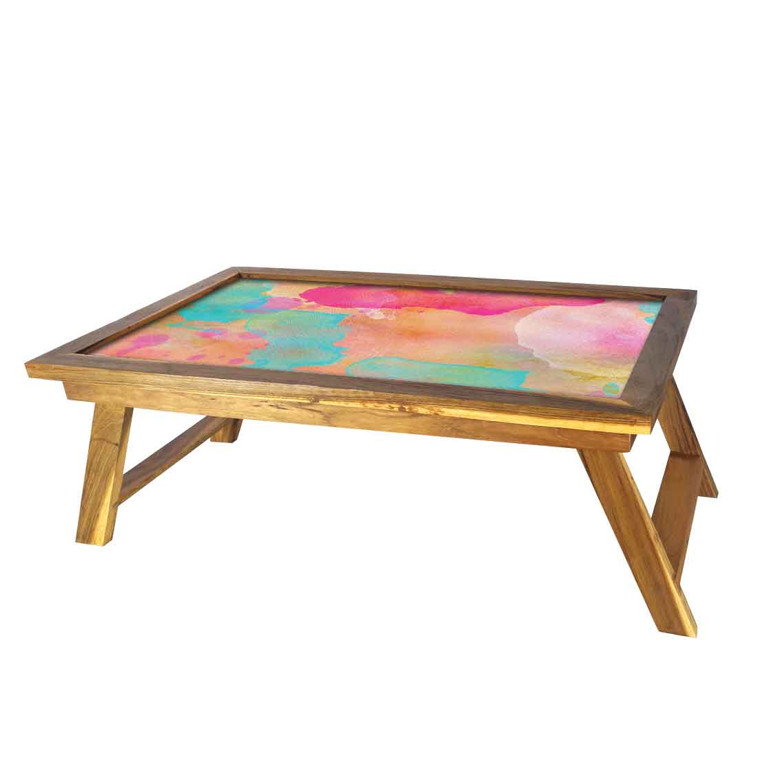 Nutcase Designer Lapdesk Breakfast Tray Wood Study Desk - Watercolor Nutcase