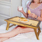 Foldable Wooden Laptop Bed Tray Desk Breakfast Table - Ace Nutcase