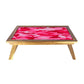 Nutcase Designer Breakfast Tray Wood Teak Wooden Study Desk - Army Camouflage Pink Nutcase