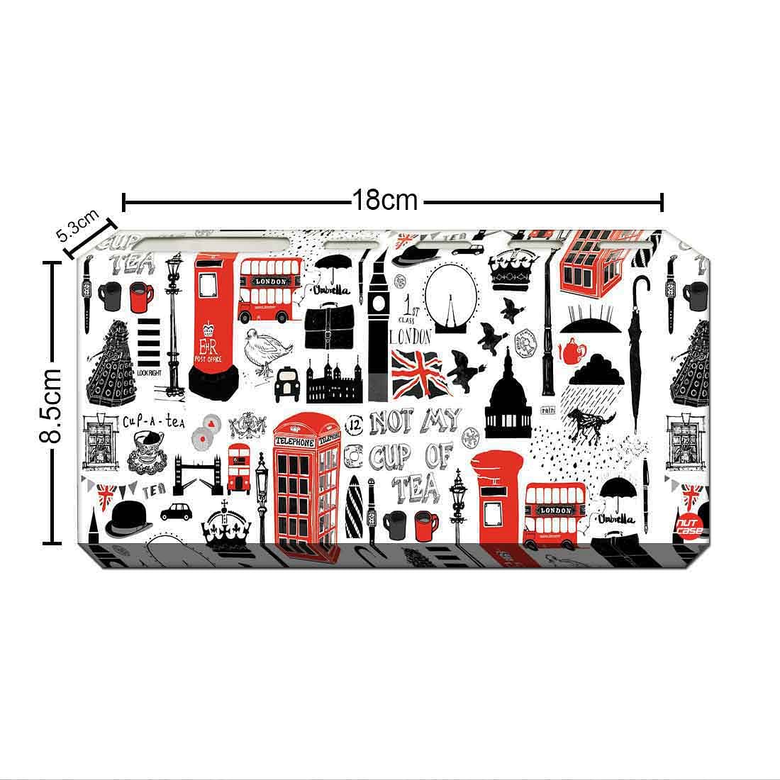 Toothbrush Holder Wall Mounted -London City Art Nutcase