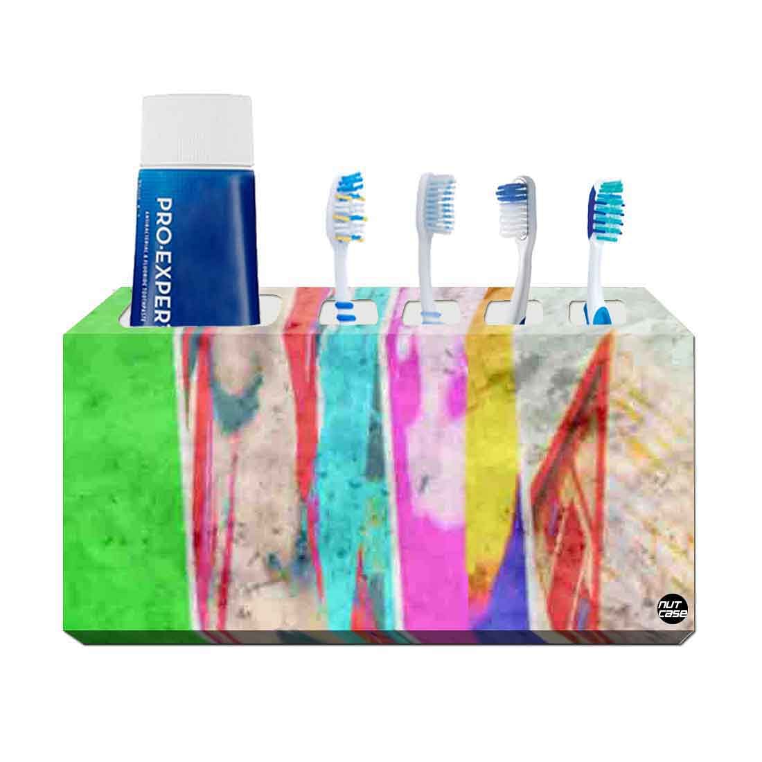 Toothbrush Holder Wall Mounted - Mix Colors Nutcase