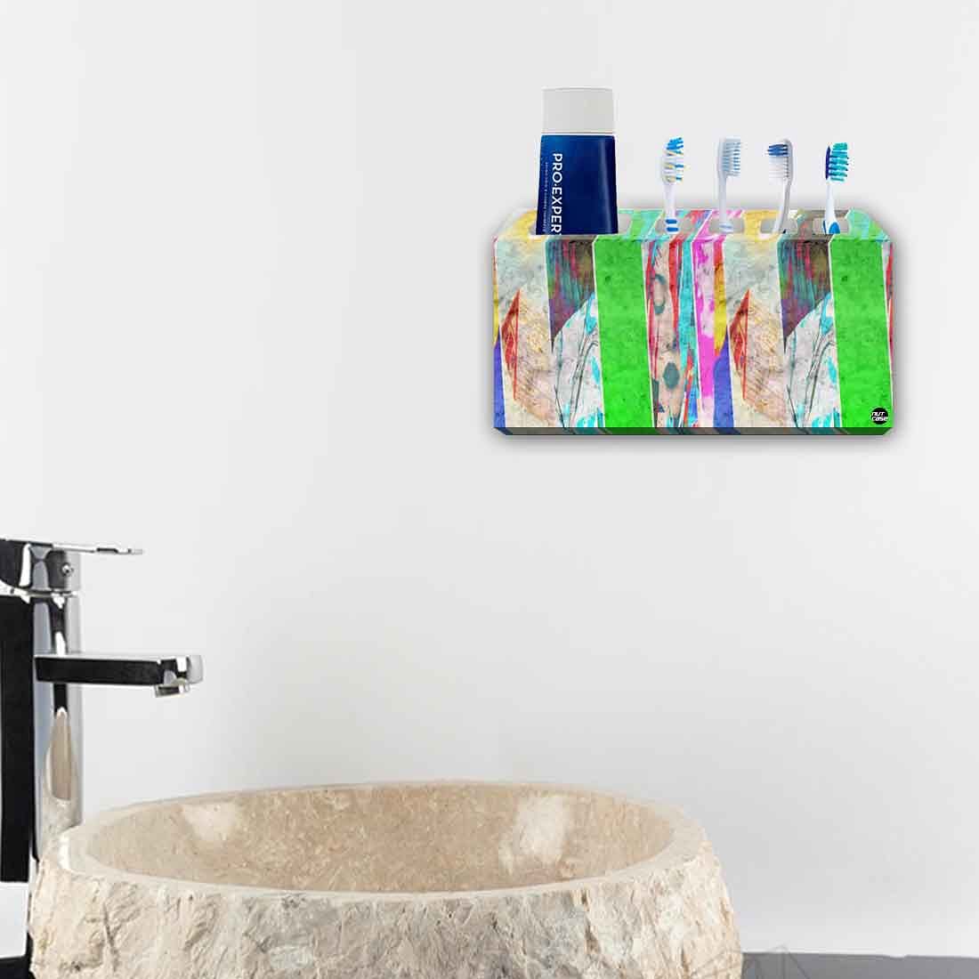 Toothbrush Holder Wall Mounted - Mix Colors Nutcase