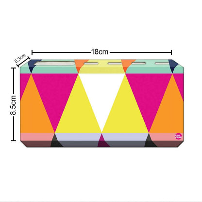 Toothbrush Holder Wall Mounted -Coloreful Triangles Nutcase