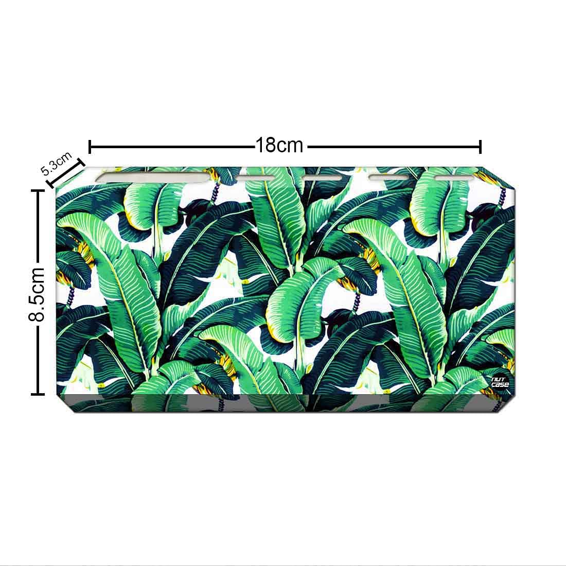 Toothbrush Holder Wall Mounted -Banana Leaves Green Nutcase