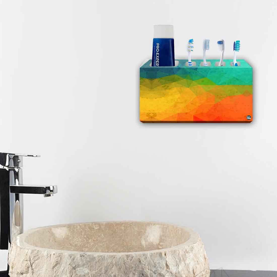 Toothbrush Holder Wall Mounted -Multicolors Nutcase