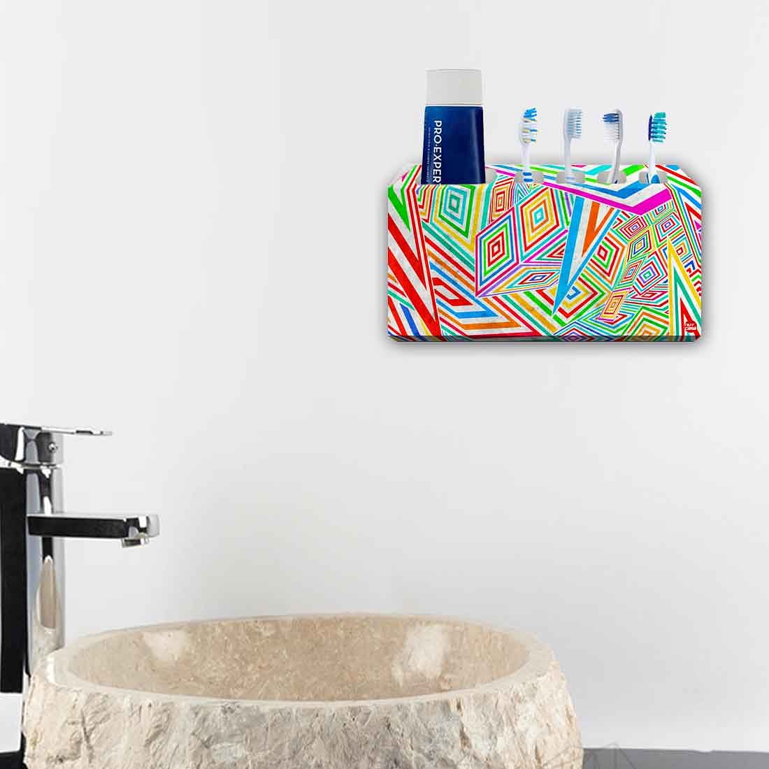 Toothbrush Holder Wall Mounted -Kaleidoscope Nutcase